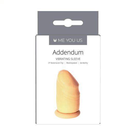 Me You Us Addendum Vibrating Sheath Flesh