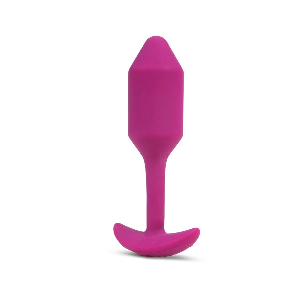 b-Vibe Vibrating Snug Plug Rose Medium