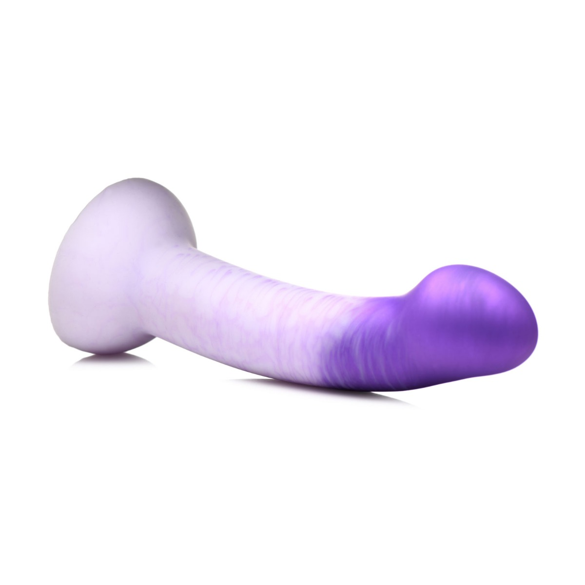 Strap U G-Swirl G-Spot Silicone Dildo - Purple
