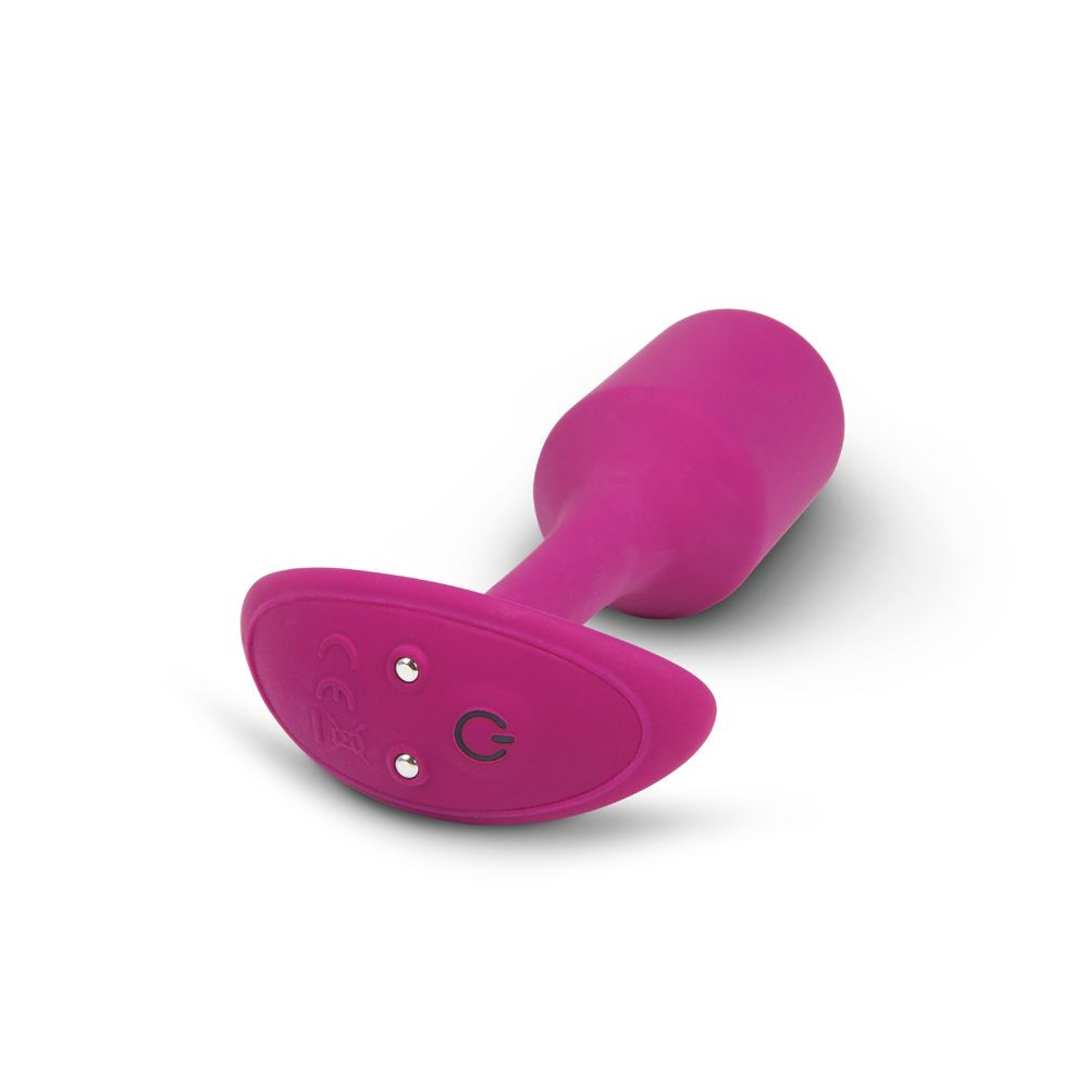 b-Vibe Vibrating Snug Plug Rose Medium