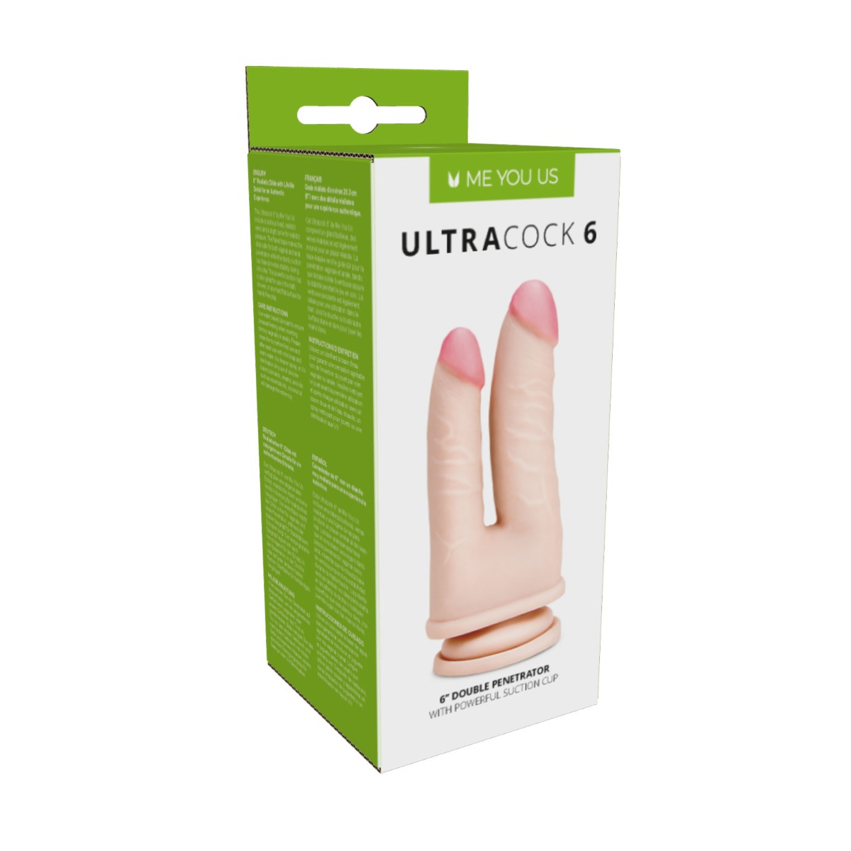 Me You Us Ultra Cock Double Penetrator Dildo (6")