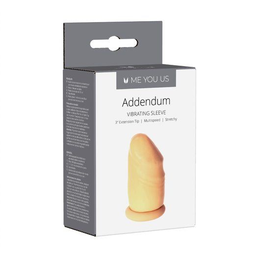 Me You Us Addendum Vibrating Sheath Flesh