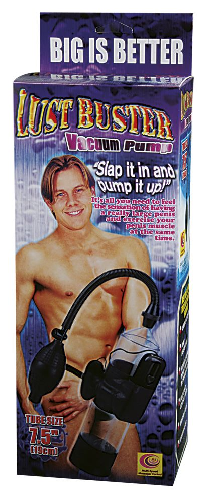 Nanma Lust Buster Vibrating Vacuum Pump With Cylinder Black 7.5in