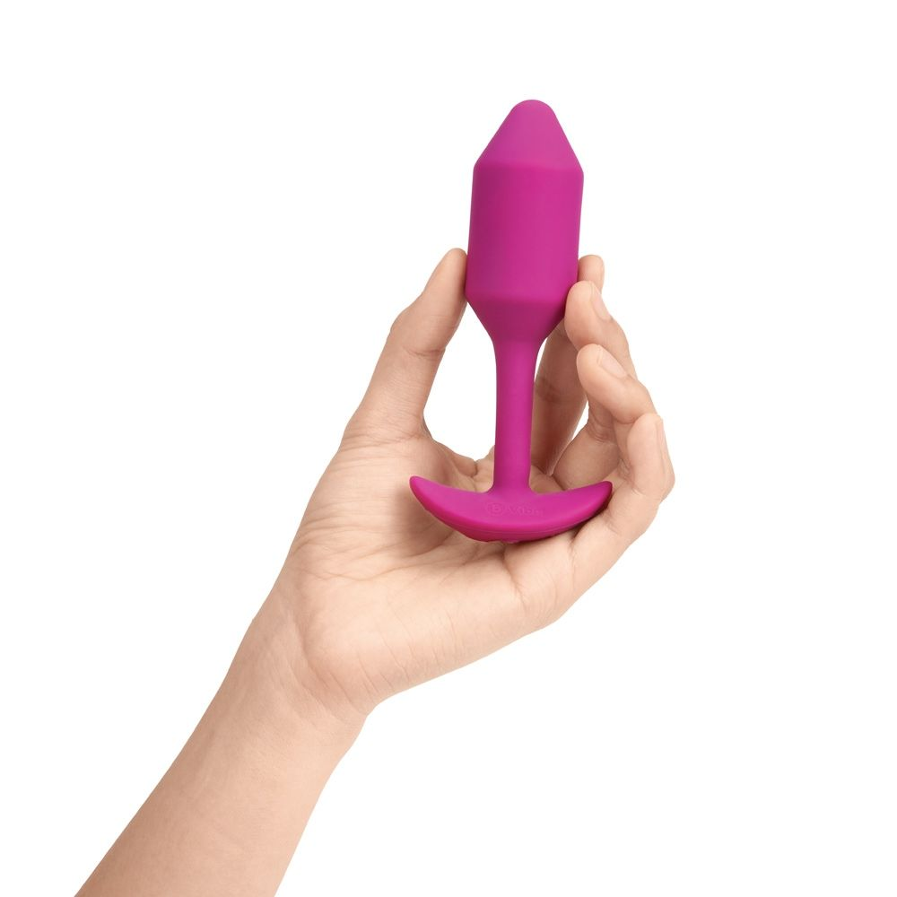 b-Vibe Vibrating Snug Plug Rose Medium