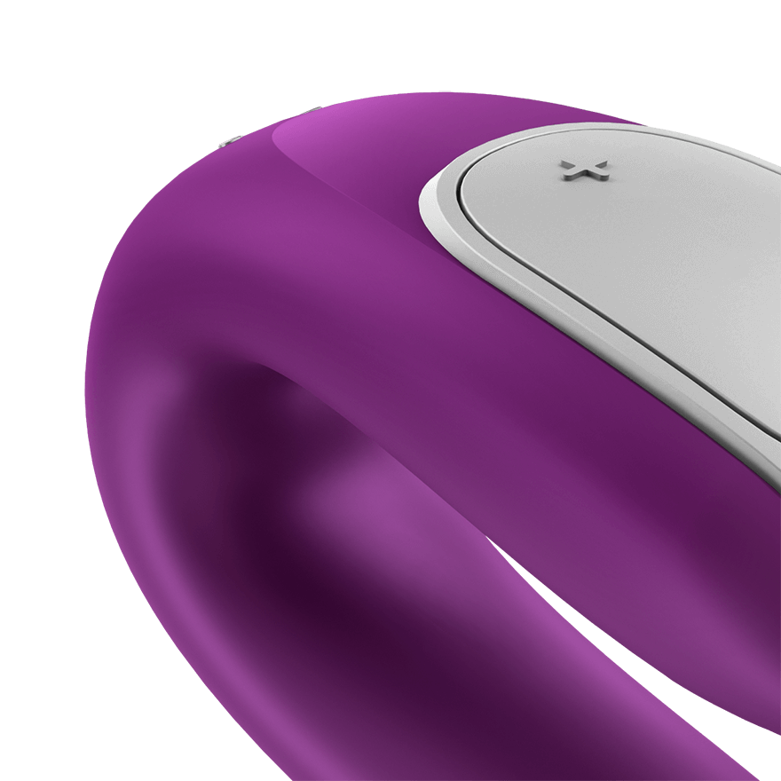 Satisfyer Double Fun Partner Vibrator Violet