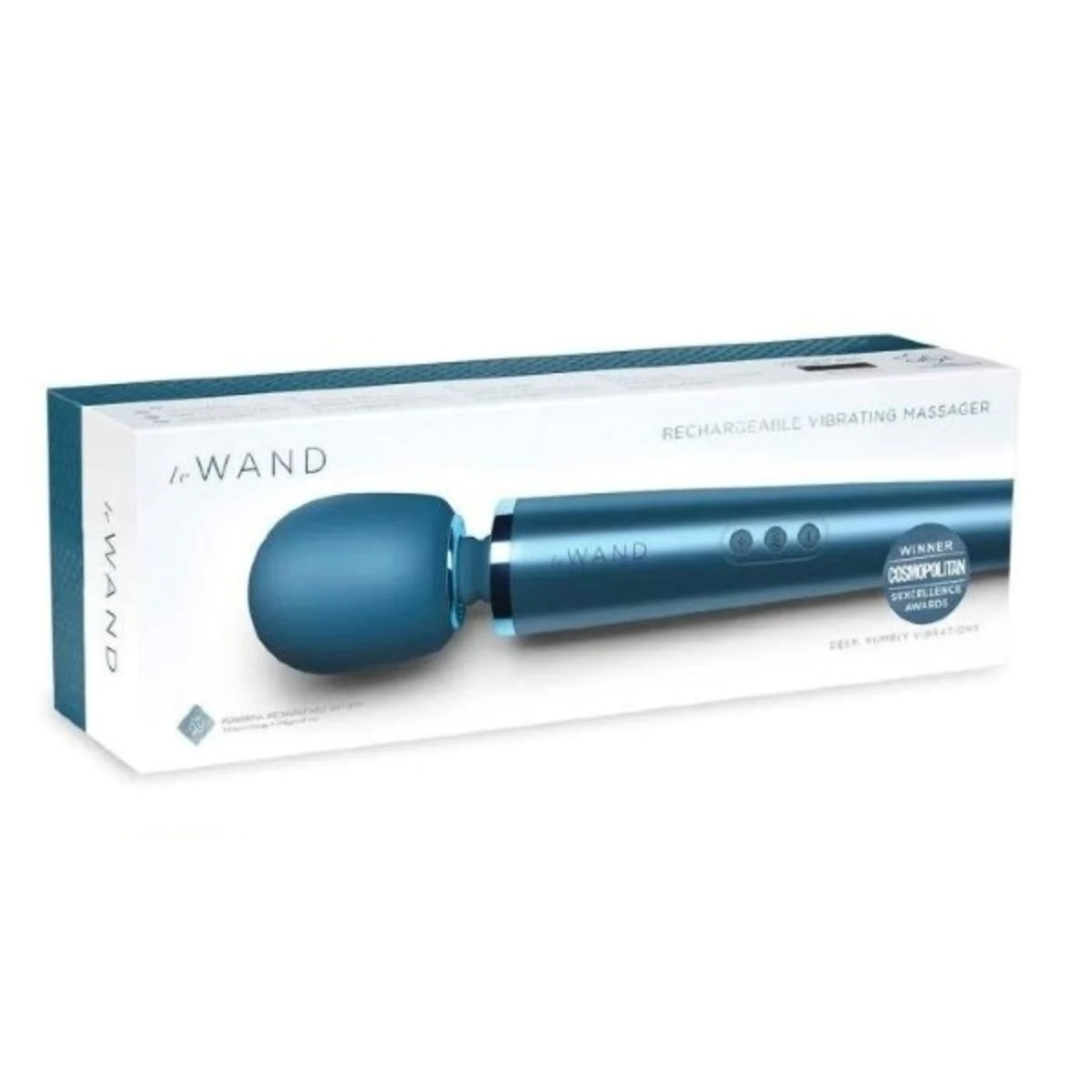 Le Wand Rechargeable Vibrating Massager Pacific Blue