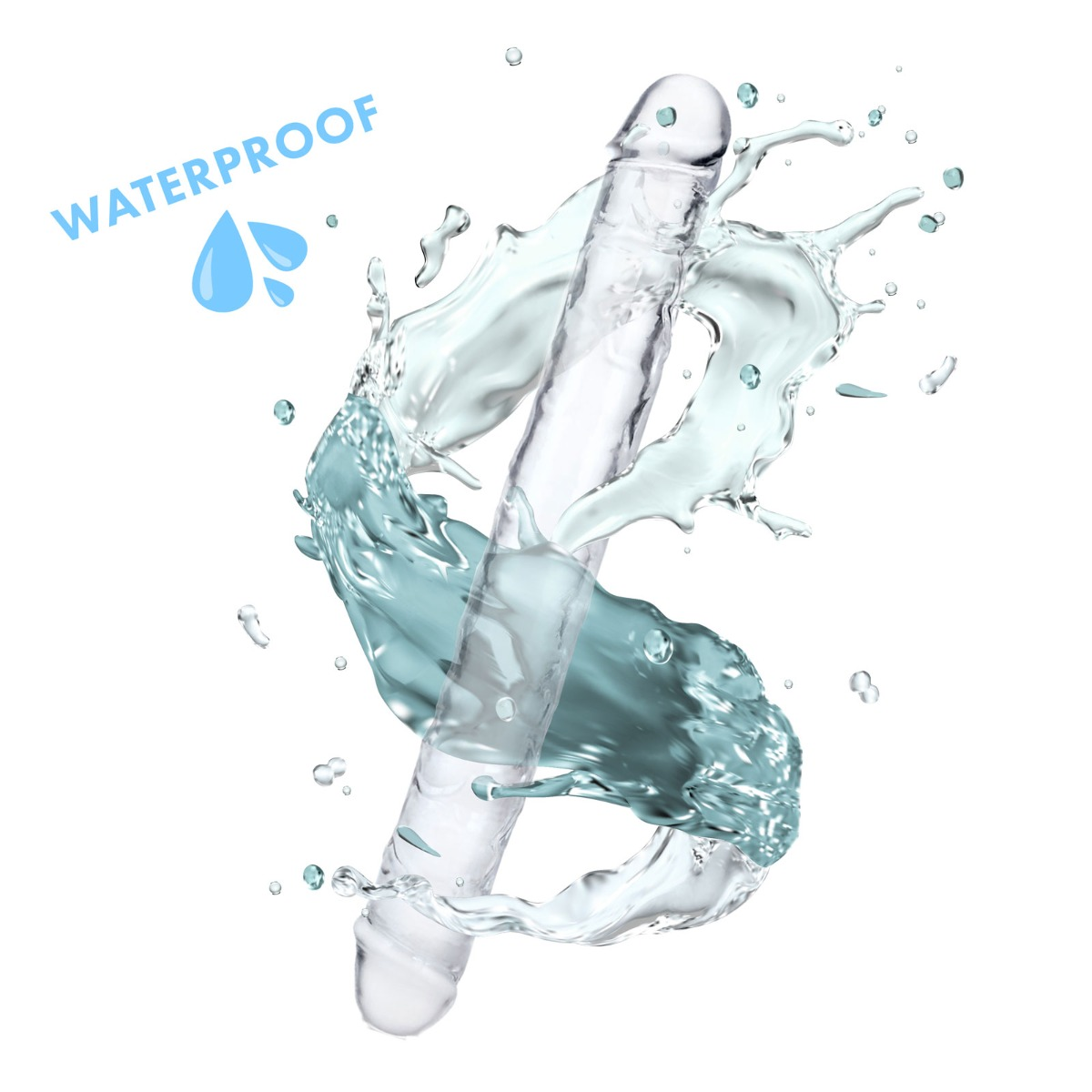 Me You Us Ultra Cock Clear Jelly Double Ended Dildo 15