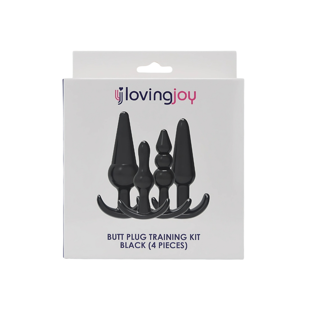 Loving Joy Butt Plug Training Kit Black