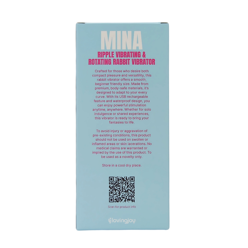 Mina Ripple Vibrating & Rotating Rabbit Vibrator