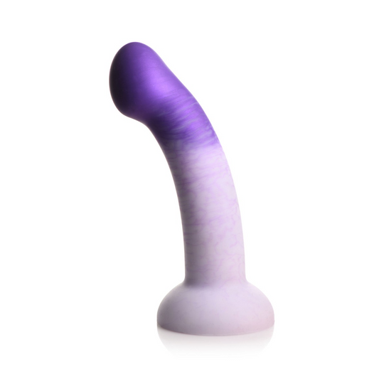 Strap U G-Swirl G-Spot Silicone Dildo - Purple