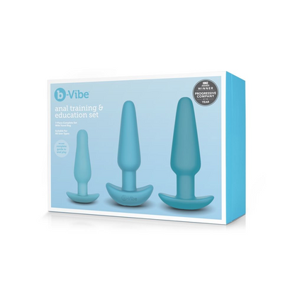 b-Vibe Rechargeable Anal Training and Education Butt Plug Set (5 Piece)