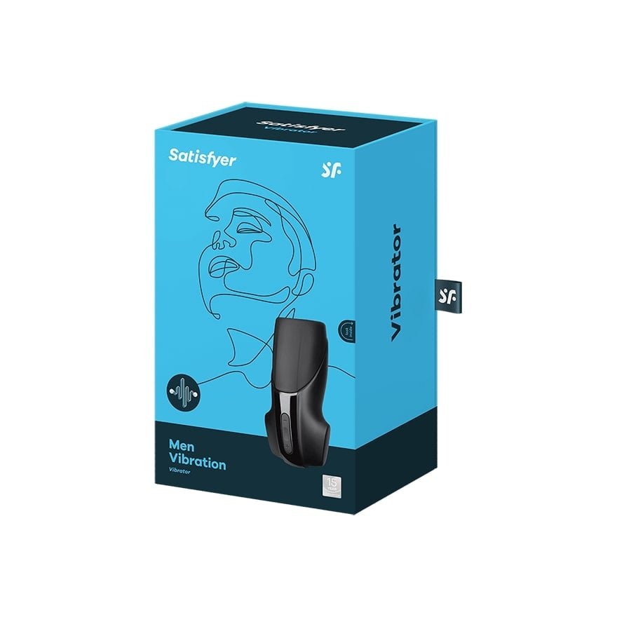 Satisfyer Men Vibration Vibrator Black