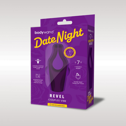 Bodywand Date Night Revel Couples Vibe Purple
