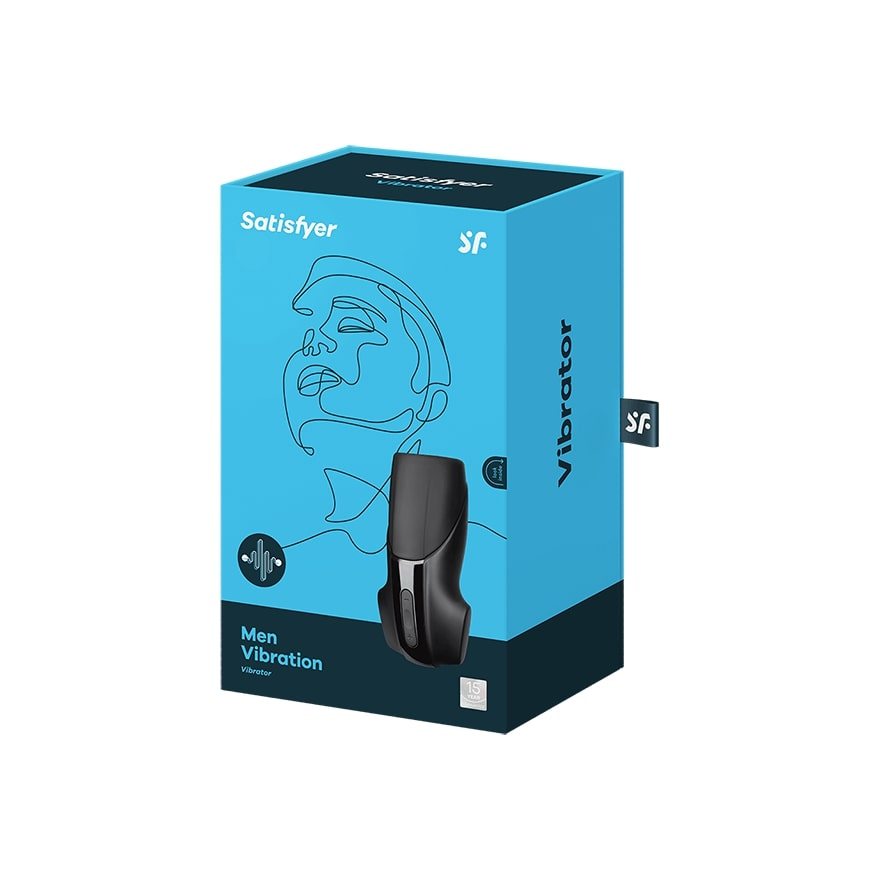 Satisfyer Men Vibration Vibrator Black