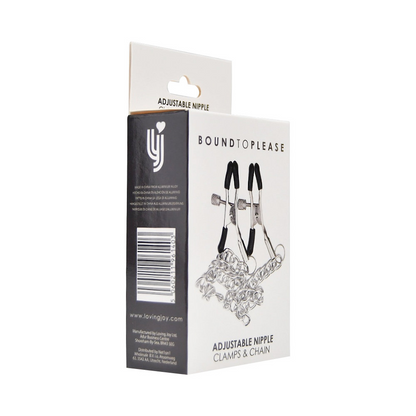 Bound to Please Adjustable Nipple Clamps &amp; Chain