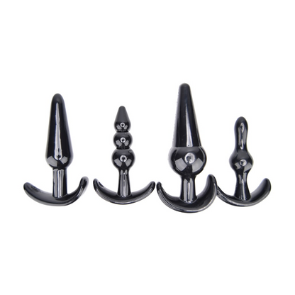 Loving Joy Butt Plug Training Kit Black